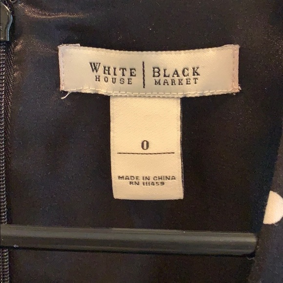 WHBM Black and White Polka Dot Dress - Picture 3 of 6